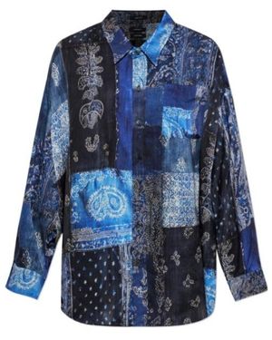 R13 Long Sleeve Shirt - Blue