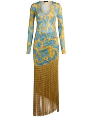 Etro Fringed Dress - Multicolor