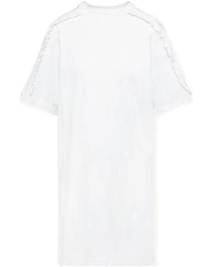 See By Chloé Ruffled-Detailing T-Shirt Dress - White