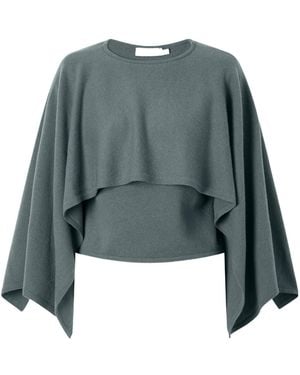 Zimmermann Draped Sweater - Blue