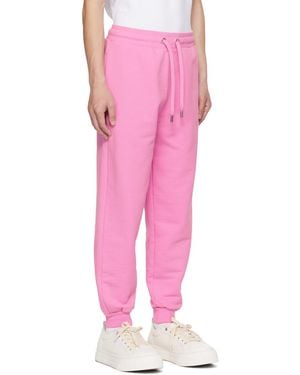 Ami Paris Ami De Cœur Drawstring Sweatpants - Pink