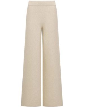 Dior Reversible Flared Pants - Natural