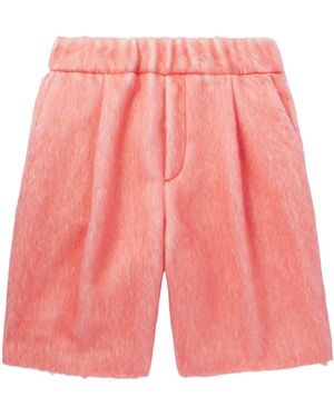 Dries Van Noten Brushed Knee-Length Shorts - Pink