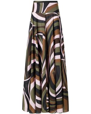 PUCCI Long Printed Dress - Black