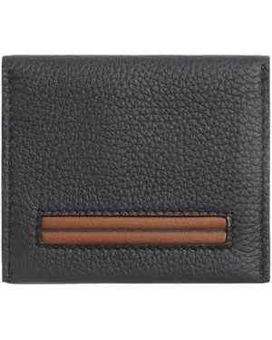 ZEGNA Foldable Card Case - Gray