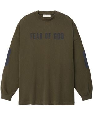 Fear Of God Sport Mesh Merch Long Sleeve Tee - Green