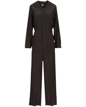 Barena Ombrina Buttoned Jumpsuit - Black