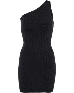 Wardrobe NYC Ribbed One-Shoulder Dress - Black