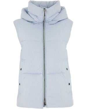 Moorer Zippered Vest - Blue
