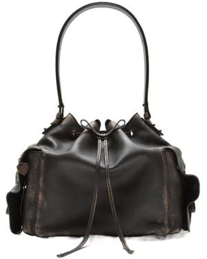 Acne Studios Drawstring Shoulder Bag - Black