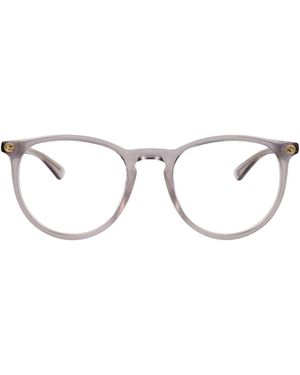 Gucci Eyewear Round Frame Glasses - Natural