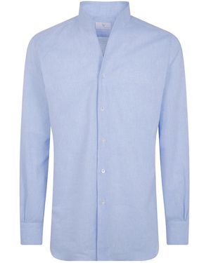 Mazzarelli Long-Sleeved Shirt - Blue