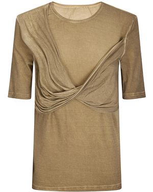 Uma Wang Twist Top - Natural