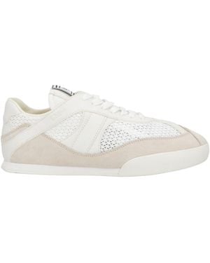 Chloé Lace-Up Logo Sneakers - White