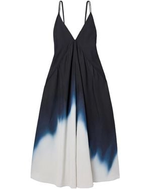 Proenza Schouler Torres Gradient Dress - Blue