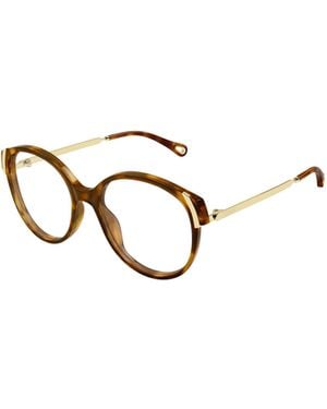 Chloé Chloé Eyewear Oval-Frame Glasses - White