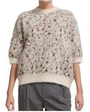 Brunello Cucinelli Patterned Knitwear - Gray