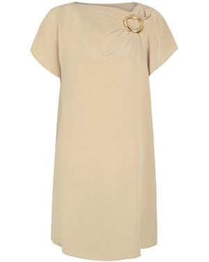 JOSEPH Anika Satin-Twill Mini Dress - Natural