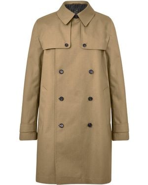 Fendi Mid-Length Trench Coat - Natural