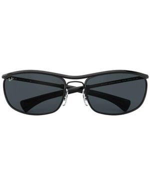 Ray-Ban Logo Sunglasses - Black