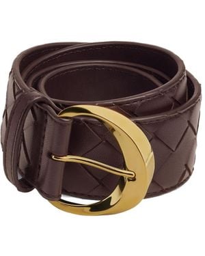 Bottega Veneta Essential Twist Belt - White