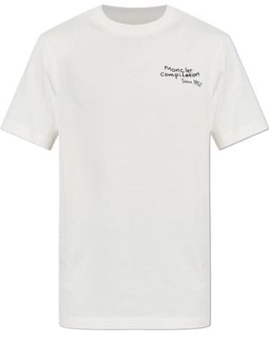 Moncler Short-Sleeved T-Shirt - White