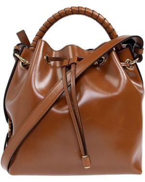Chloé Chloé Marcie Bucket Bag - Brown