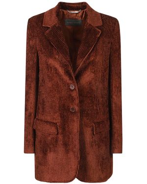 Alberta Ferretti Single-Breasted Blazer - Brown
