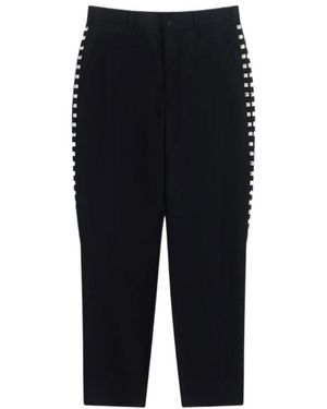 Comme des Garçons Studded Casual Trousers - Black