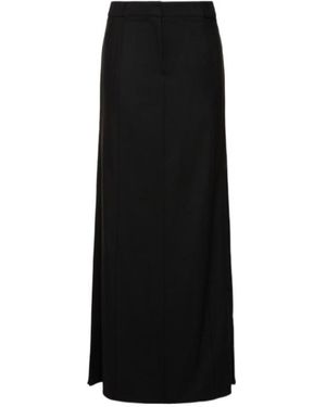 Victoria Beckham Belt-Loop Skirt - Black