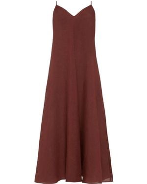 Eres Snob Midi Dress - Red