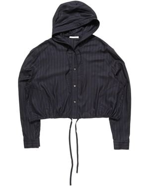 Acne Studios Button-Up Wool Overshirt - Blue
