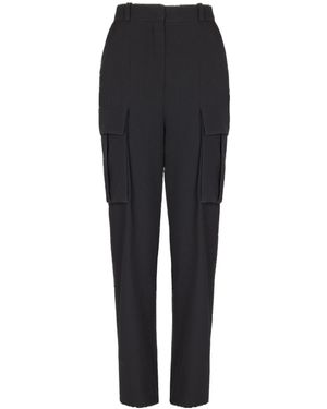 Balmain Grain De Poudre Cargo Pants - Black