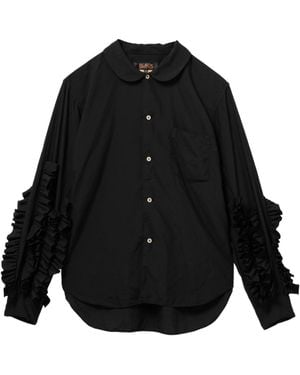 Comme des Garçons Ruffled Shirt - Black