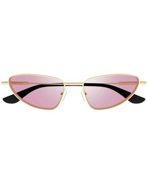 McQueen Eyewear Cat-Eye Frame Sunglasses - White
