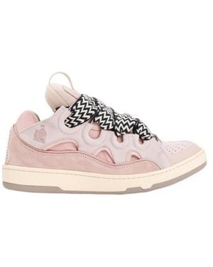 Lanvin Lace-Up Sneakers - Pink