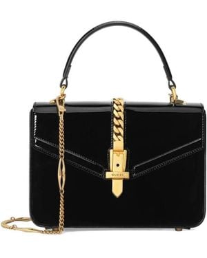 Gucci Sylvie 1969 Mini Shoulder Bag - Black