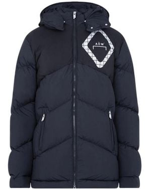 A_COLD_WALL* Logo Down Jacket - Blue