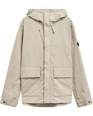 Barbour Rainproof Pullover Jacket - Natural