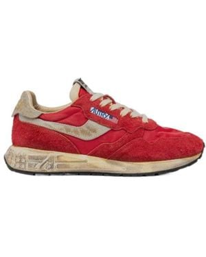Autry Reelwind Super Vintage Sneakers - Red