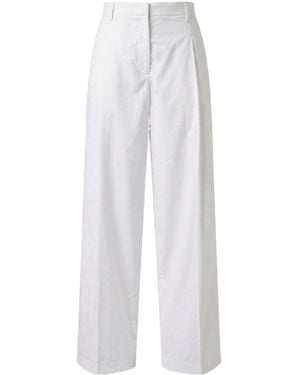N°21 Pleated Pants - White