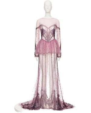 Valentino Long Sleeve Dress - Pink