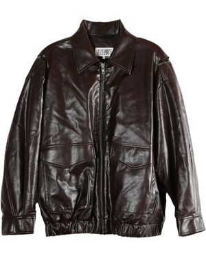 MM6 by Maison Margiela Flap-Pockets Jacket - Black