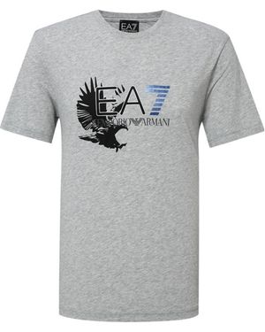 EA7 Printed T-Shirt - Grey