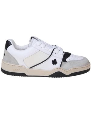 DSquared² Spiker Almond Toe Trainers - Metallic