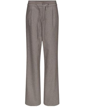 Loulou de Saison Harlem Straight-Leg Pants - Gray