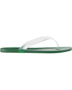 Ancient Greek Sandals Solid Colour Flip Flops - Green
