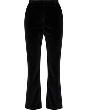 La DoubleJ Flasred-Leg Cotton Pants - Black