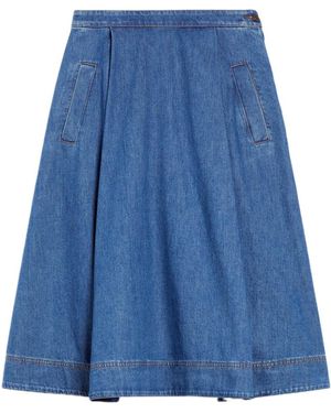 Weekend by Maxmara Pleated Dress - Blue