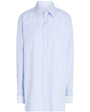 Maison Margiela Striped Shirts - Blue
